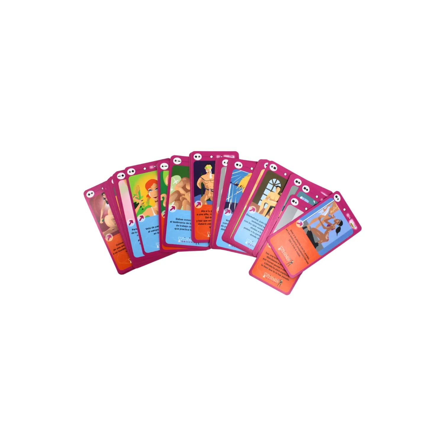 Jeu de Cartes Vices et Délices Espagnol, Jeu Coquin 80 Cartes, 76 Gages Érotiques, Trois Niveaux de Difficulté, Pimentez Votre Relation