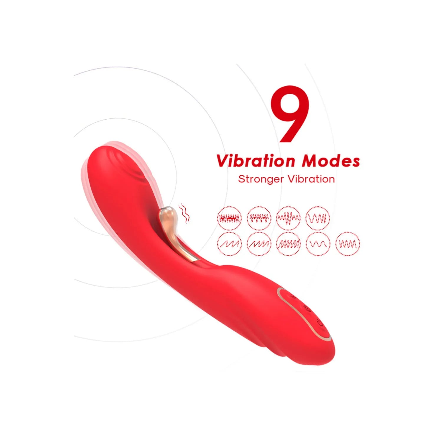 Vibromasseur TICKLE Double Stimulation Ergonomique Silicone Médical Rechargeable USB 18 Modes Vibration Point G Waterproof