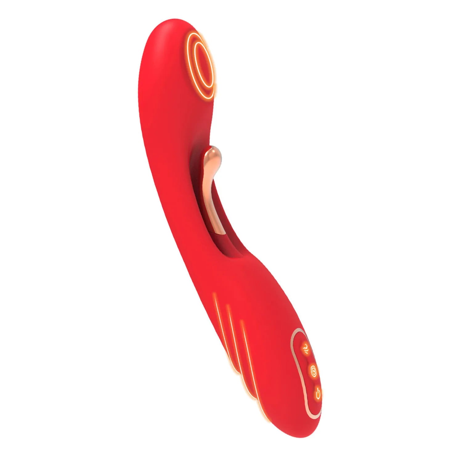 Vibromasseur TICKLE Double Stimulation Ergonomique Silicone Médical Rechargeable USB 18 Modes Vibration Point G Waterproof