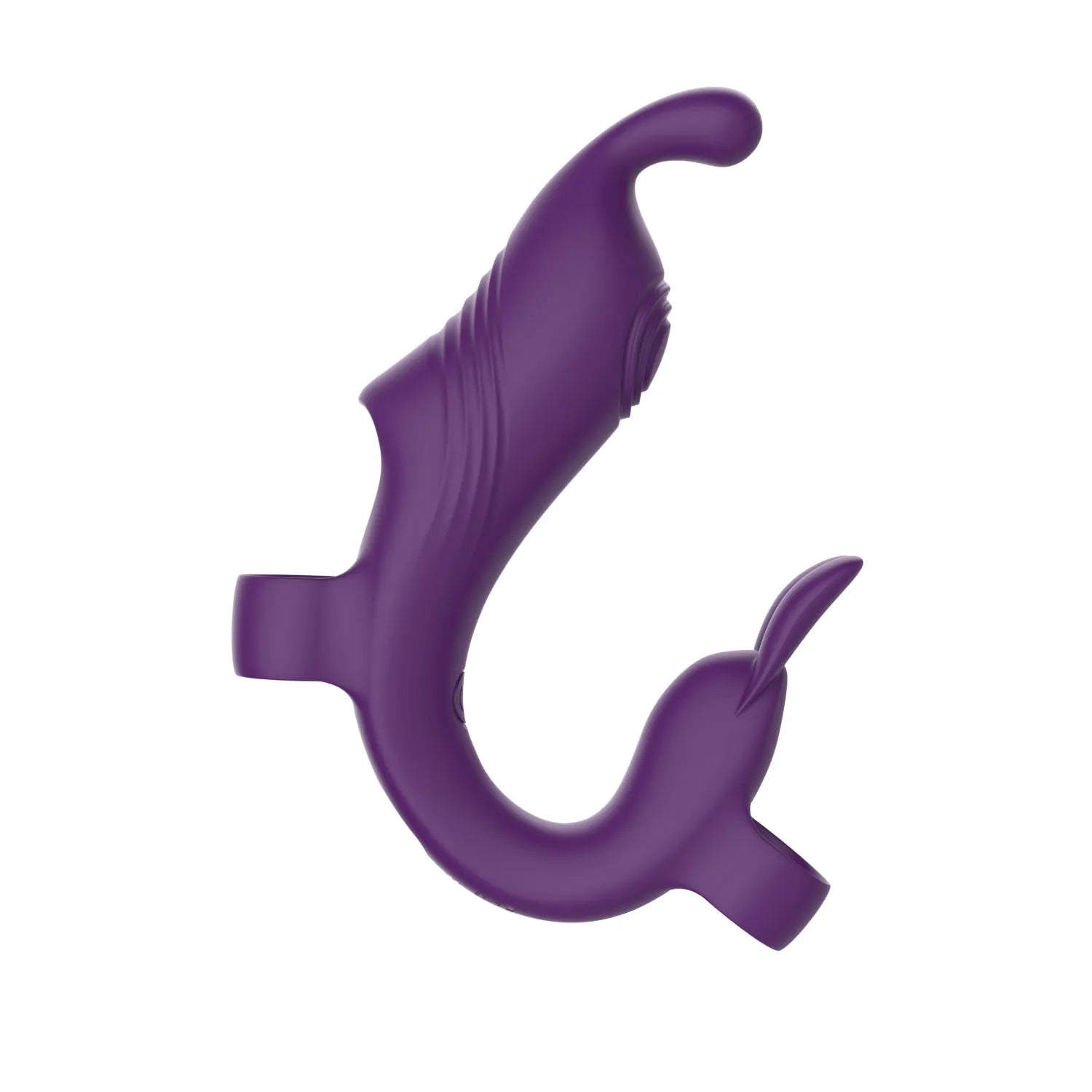 Doigt Vibrant INFERNO Silicone Médical Double Moteur 10 Modes Vibration Rechargeable Résistant Eau Stimulateur Ciblé Confortable Solo Duo