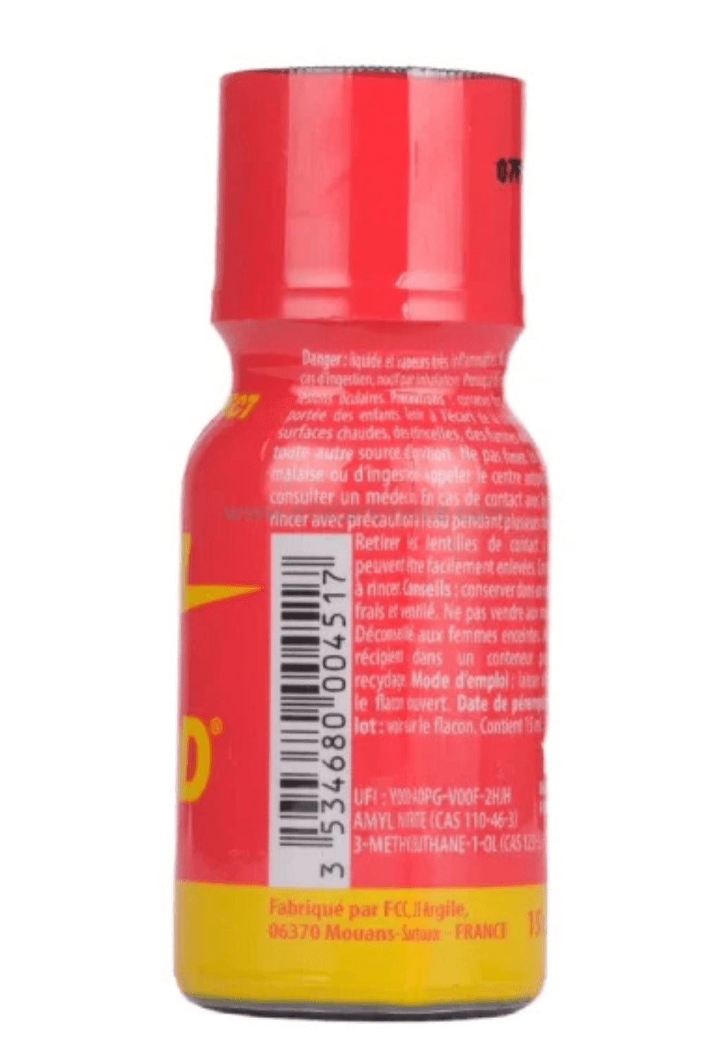 Stimulant euphorisant arôme Hard Strong Amyl 15 ml