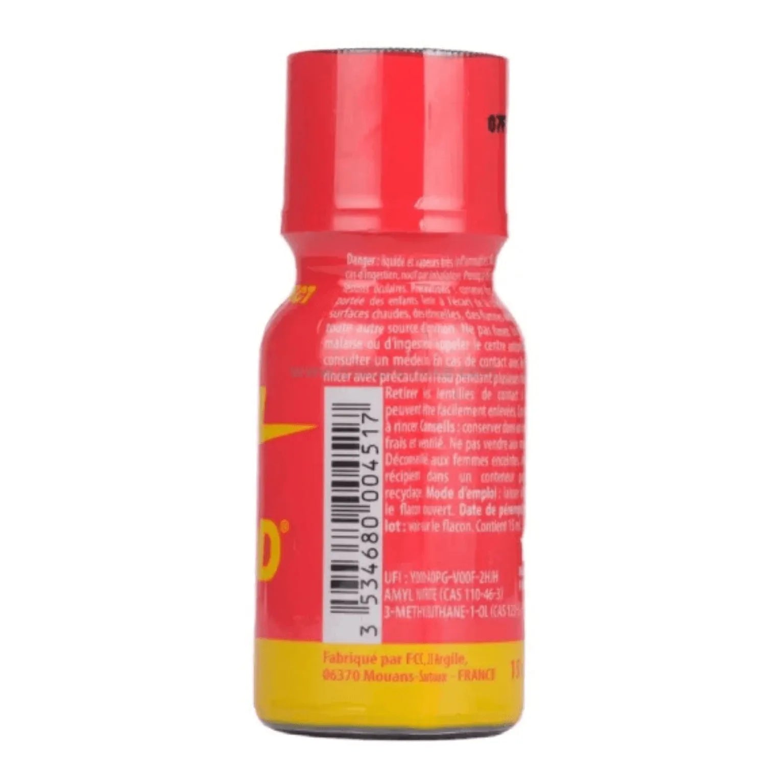 Stimulant euphorisant arôme Hard Strong Amyl 15ml sextoy stimulant effet intense discrétionisexuel bien-être intime