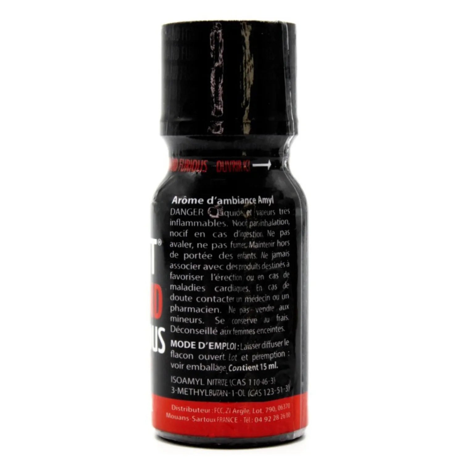 Stimulant Euphorisant Aromatique Amyl Fist Hand Furious 15ml - Effets Intenses, Discrétion Assurée, Usage Adulte