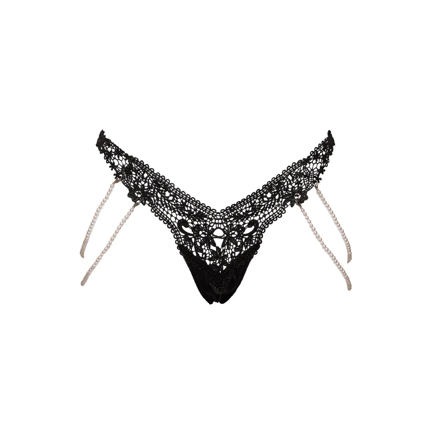String Rio dentelle brodée perles amovibles chaînes élastiques féminine séduisante