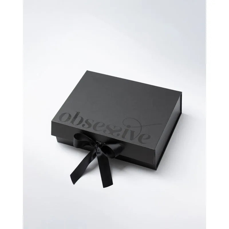 Boîte Cadeau Lingerie Obsessive Noire Cartonnée 275x200x85mm
