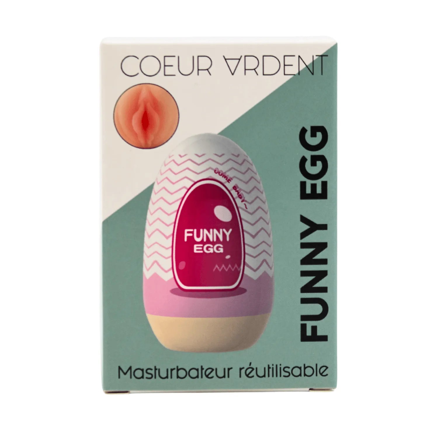 Masturbateur Masculin Réutilisable TPE Réaliste Vagin Lèvres Épaisses Intime Adulte