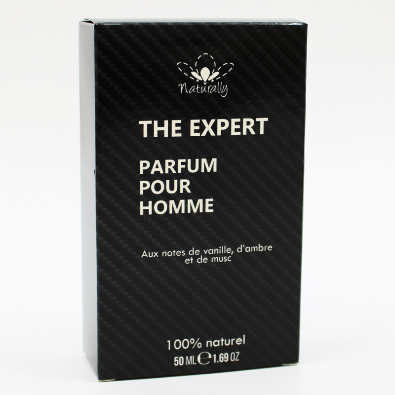 Parfum homme 100% naturel – Vanille, ambre musc – 50 ml