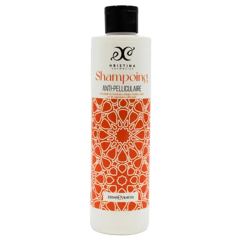 Shampooing anti-pelliculaire naturel cuir chevelu sensible bardane arbre à thé 250ml