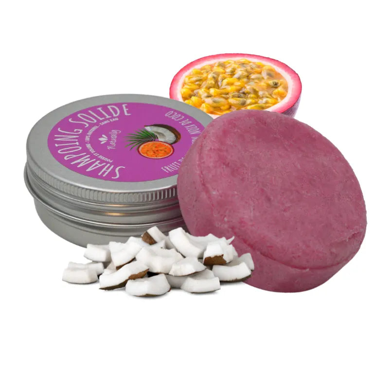 Shampoing solide 100% naturel ortie houblon pousse volume cheveux éclat