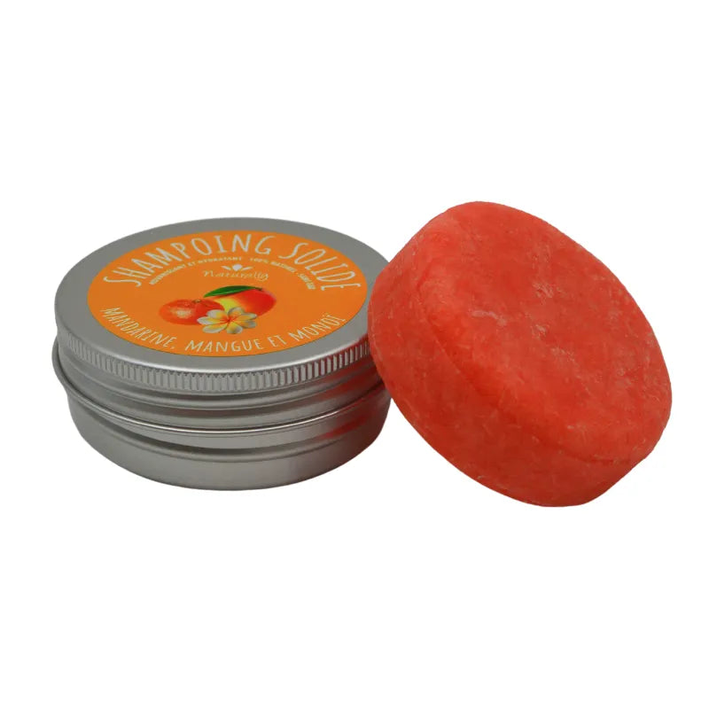 Shampoing solide naturel cheveux secs beurre cacao karité mangue 58g