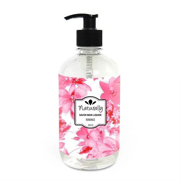 Savon liquide main hydratant naturel jasmin vanille sans parabène 500ml