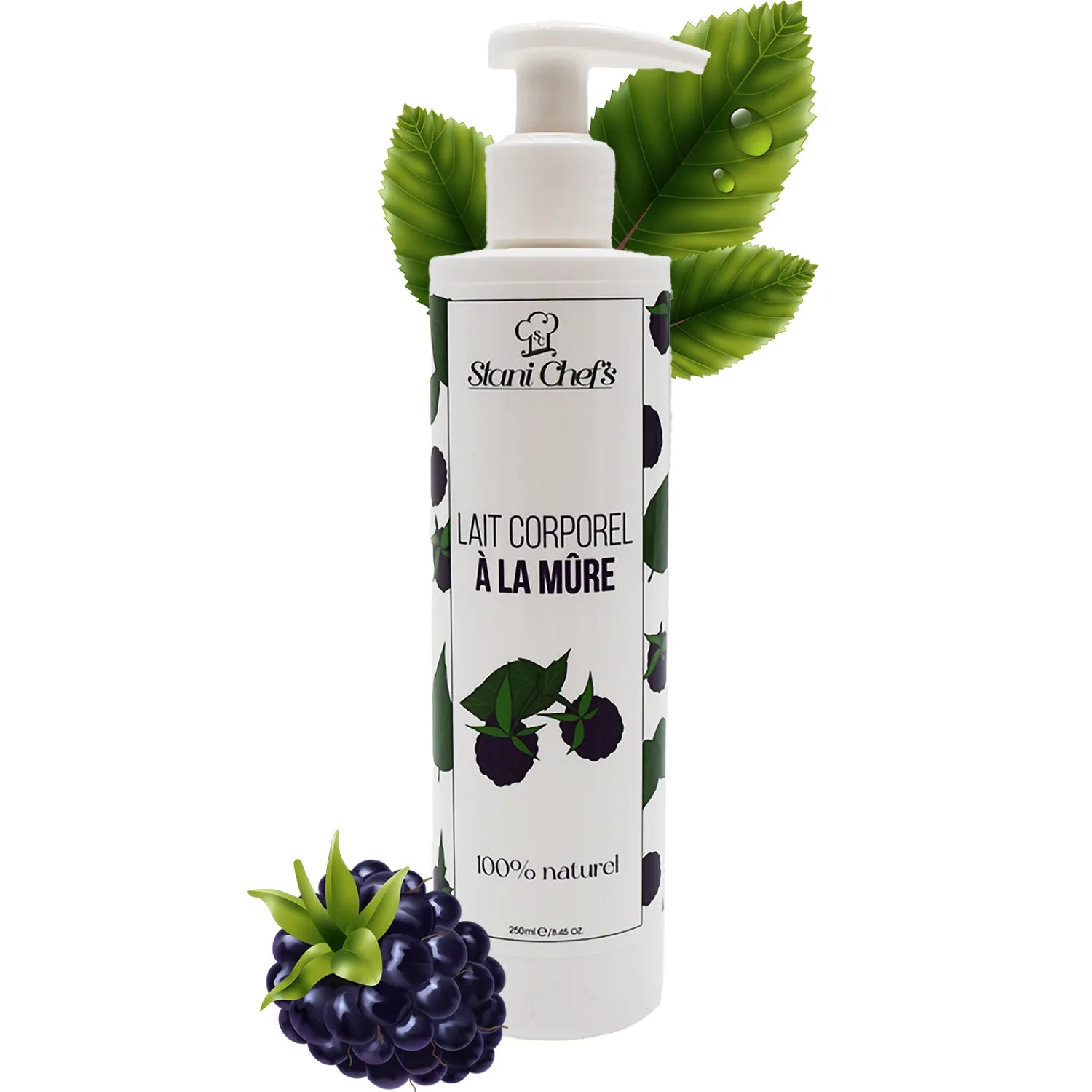 Lait corps hydratant intensif huile mûre peaux sèches antioxydant 250ml