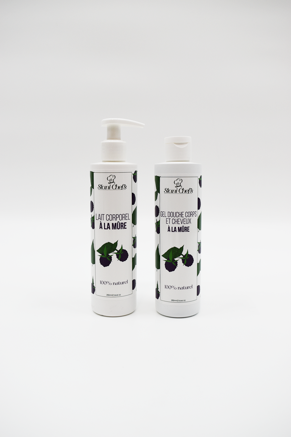 Lait corps hydratant à la mûre - 250ml 100% naturel