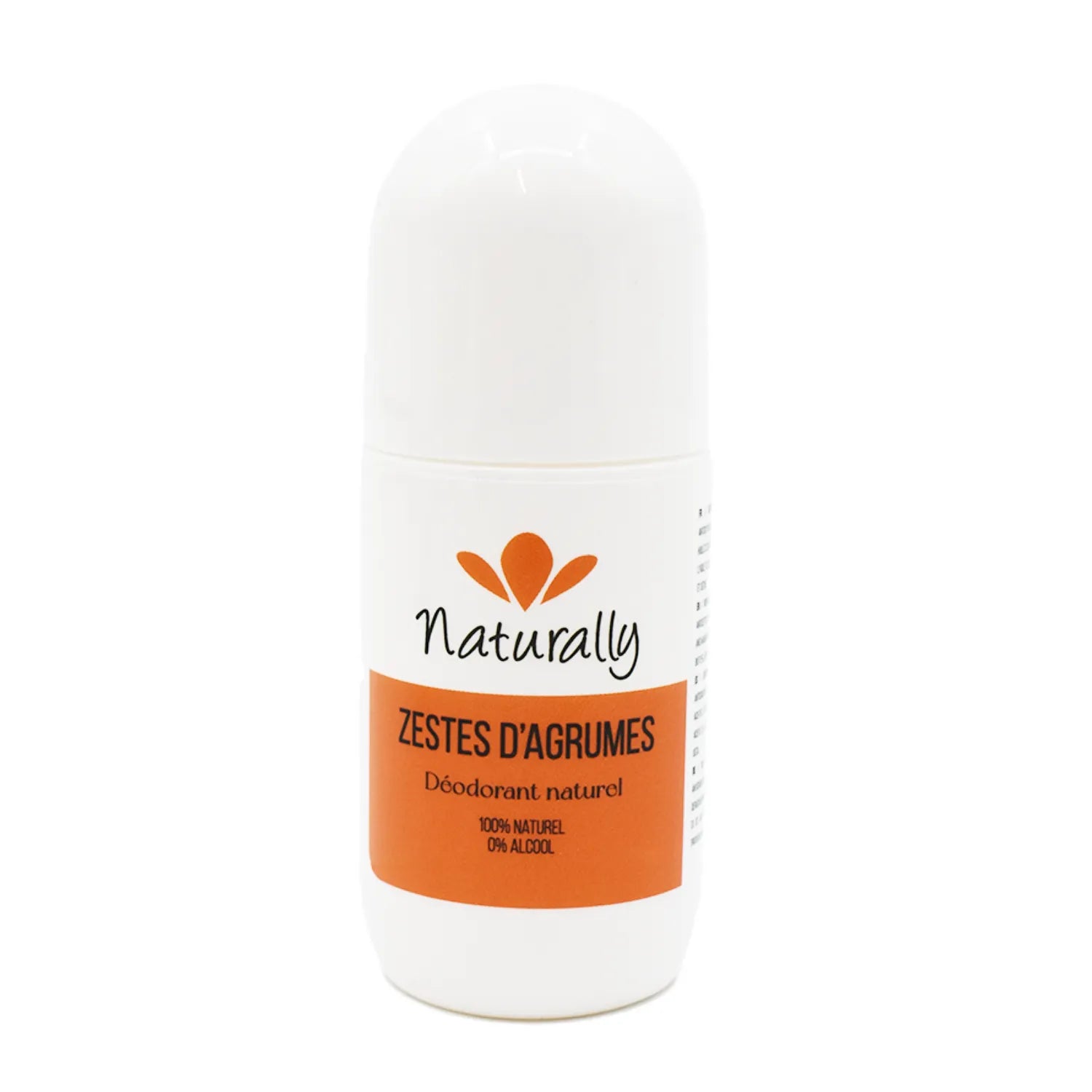 Déodorant roll on naturel sans aluminium mandarine pamplemousse peau sensible 50ml