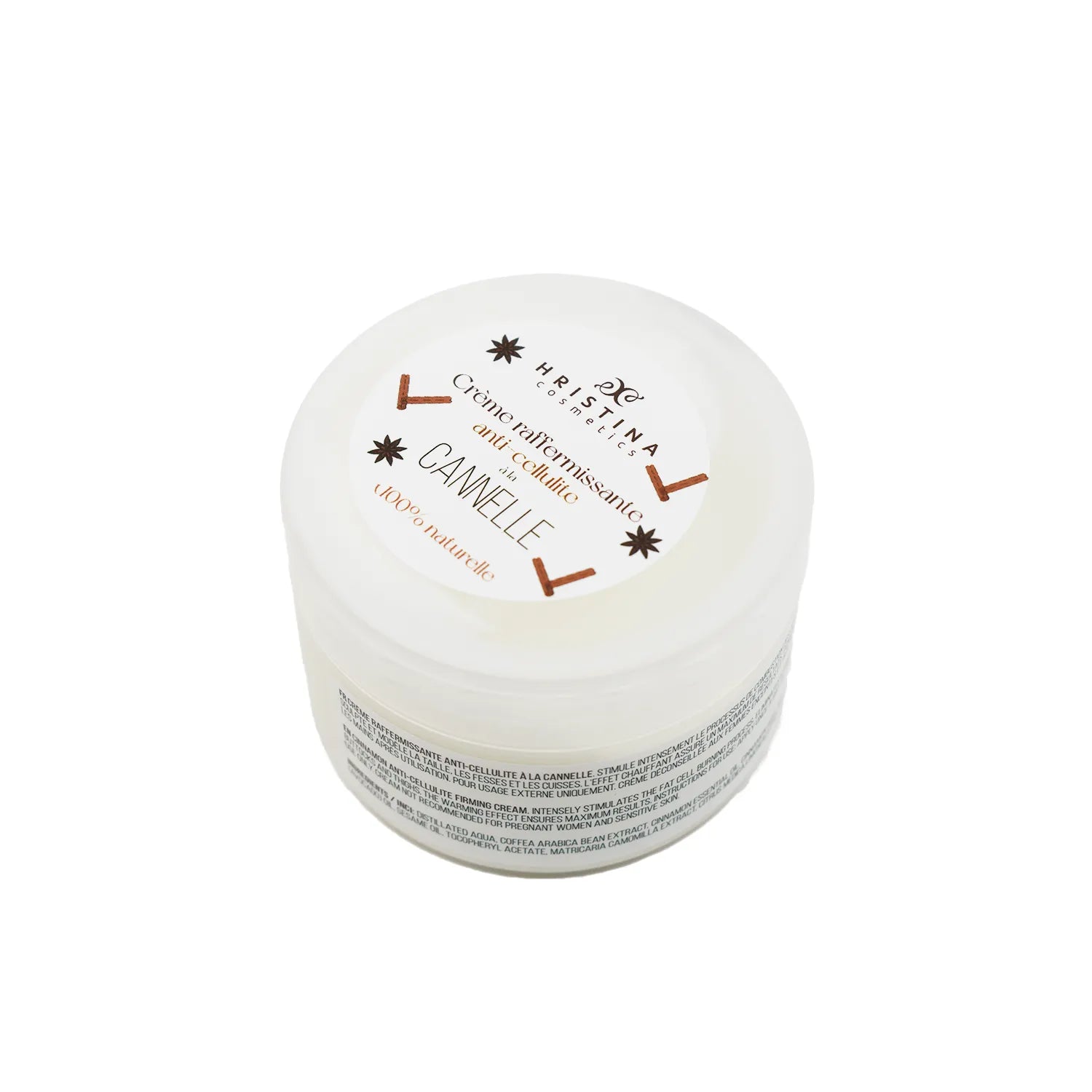 Crème raffermissante anti-cellulite naturelle cannelle peau lisse tonique 100ml
