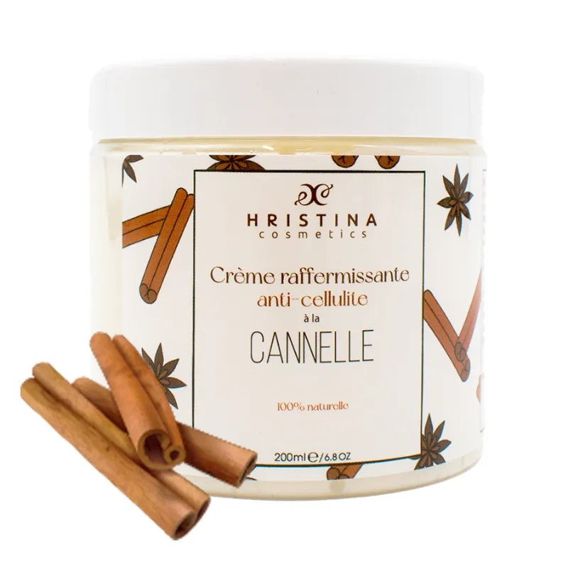 Crème raffermissante anti-cellulite naturelle cannelle peau lisse tonique 200ml