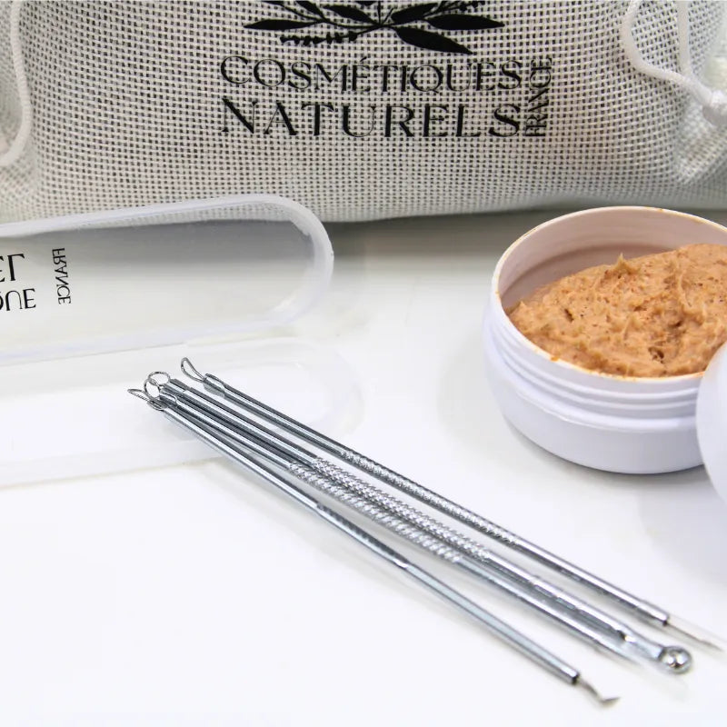 Routine Visage Anti-imperfections Soins Naturels Peaux Grasses Lilas Pêche Souci