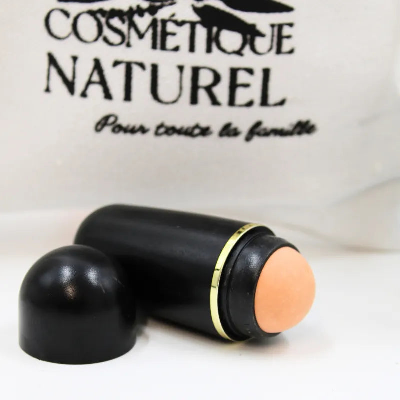Coffret soin visage peau grasse, masque lilas et kaolin, flacon noir élégant, cosmétique naturel purifiant.