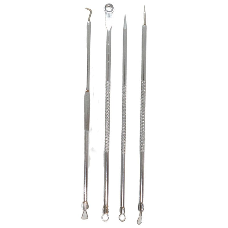 Kit de 4 extracteurs boutons et comédons boitier