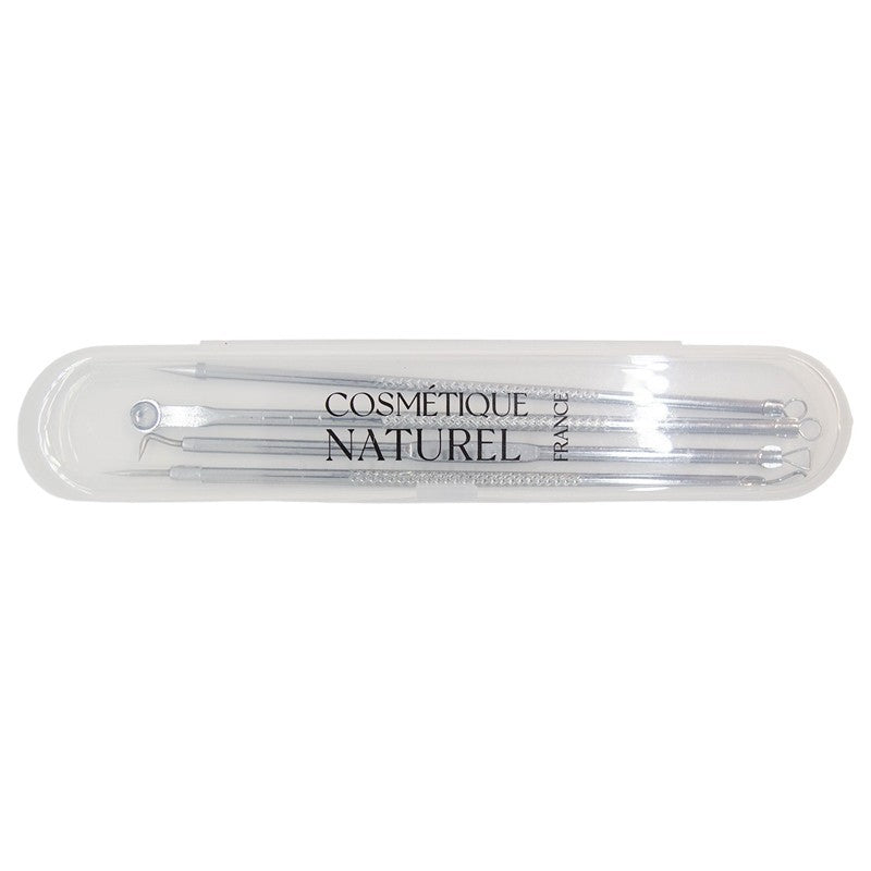 Kit de 4 extracteurs boutons et comédons boitier