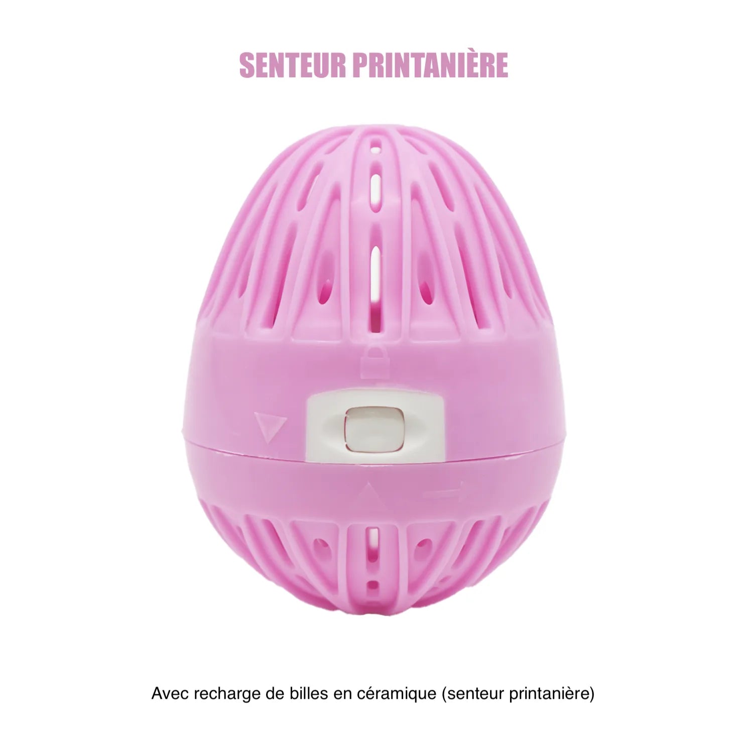 Boule de lavage machine à laver rose recharge - senteur printanière