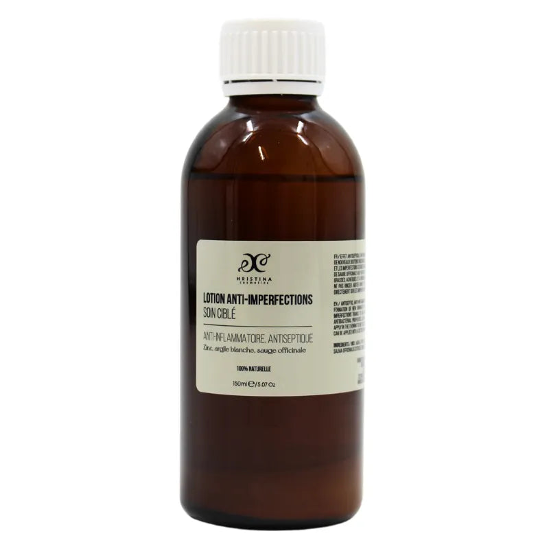 Lotion anti-boutons peau grasse naturelle purifiante apaisante nuit 150ml