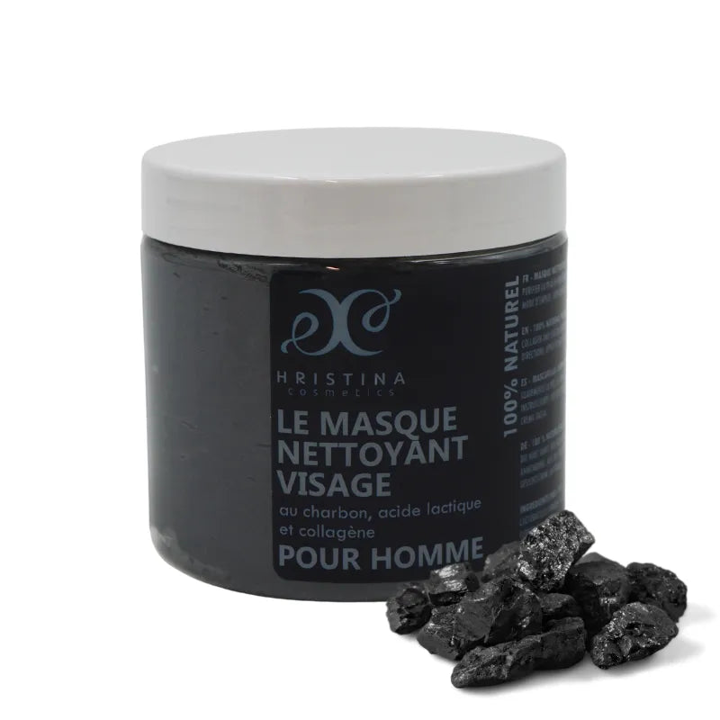 Masque nettoyant au charbon - Homme 200ml