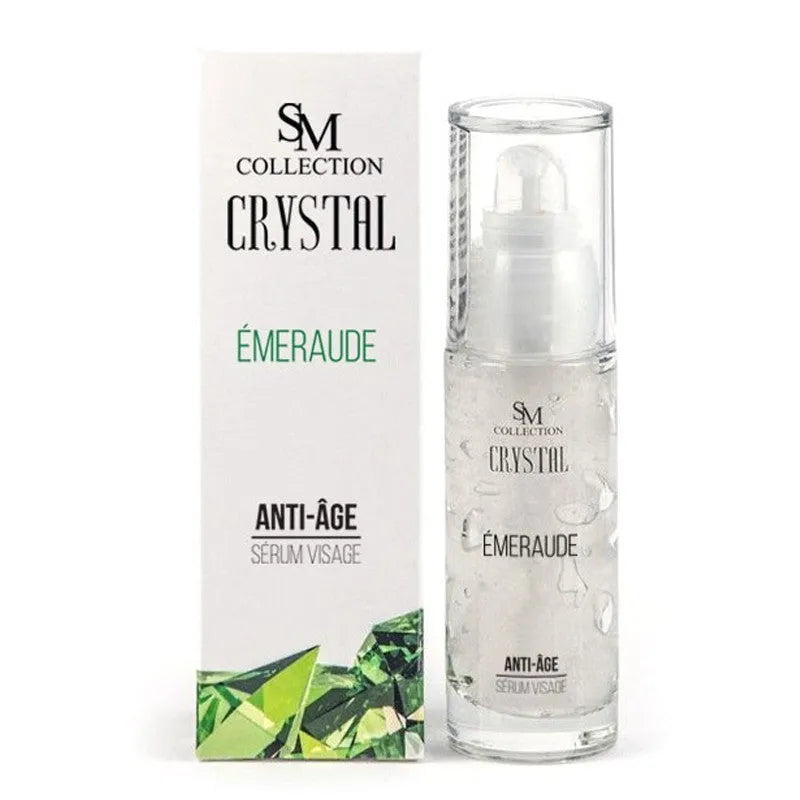 Sérum visage anti-âge poudre d'émeraude huile argan peaux matures 30ml