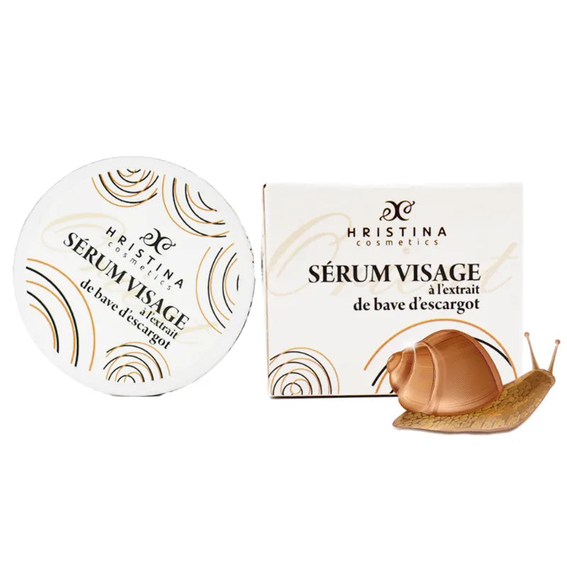 Sérum visage anti-rides hydratant naturel bave d'escargot peau lisse 25ml