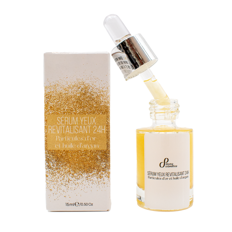 Sérum yeux aux particules d'or et à l'huile d'argan 15ml