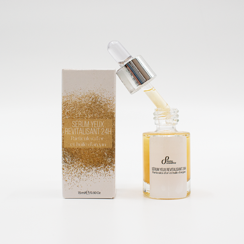 Sérum yeux aux particules d'or et à l'huile d'argan 15ml
