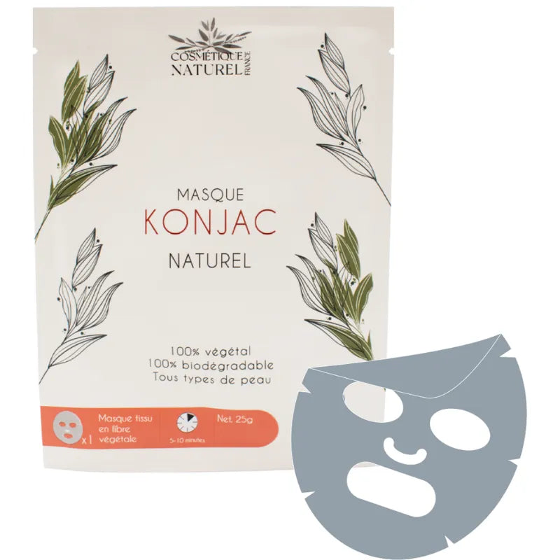 Masque Konjac - Charbon de bambou