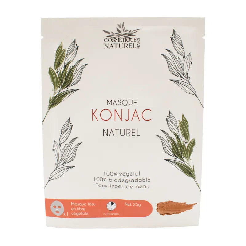 Masque konjac - Argile rouge