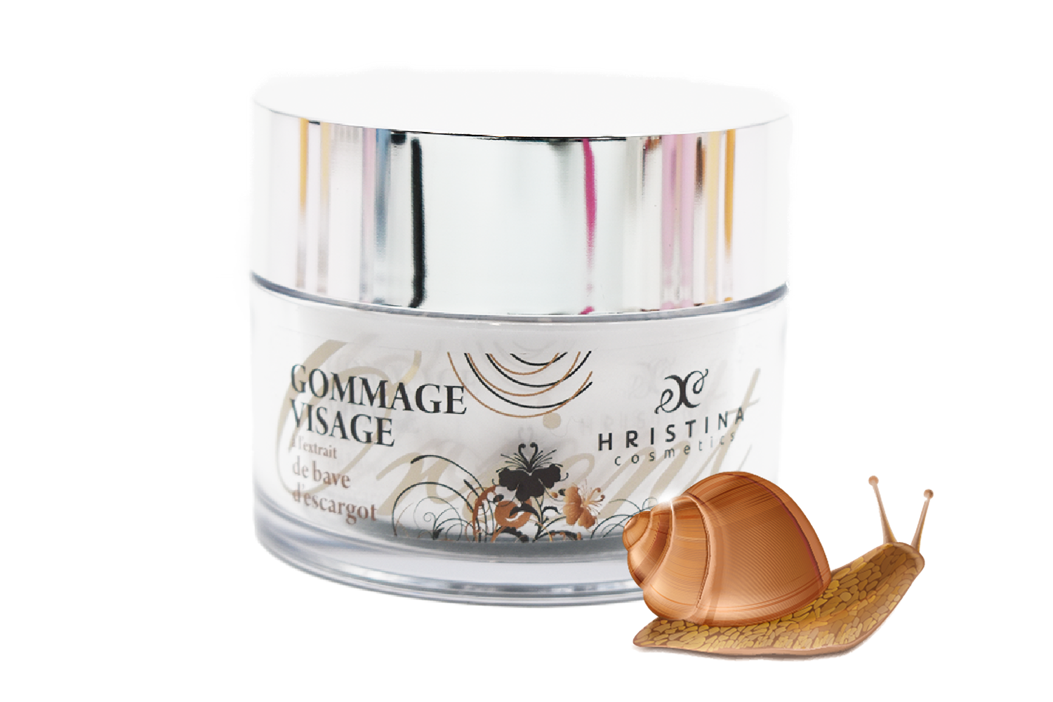 Gommage visage à base de bave d'escargot - 100ml 100% naturel