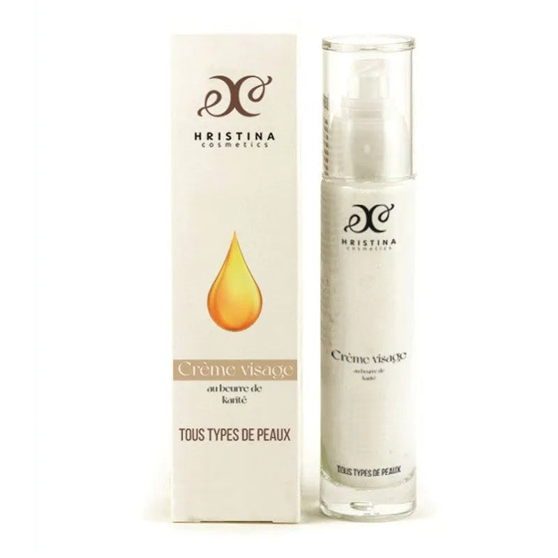 crème visage naturelle antioxydante hydratante acide hyaluronique beurre karité tous peaux