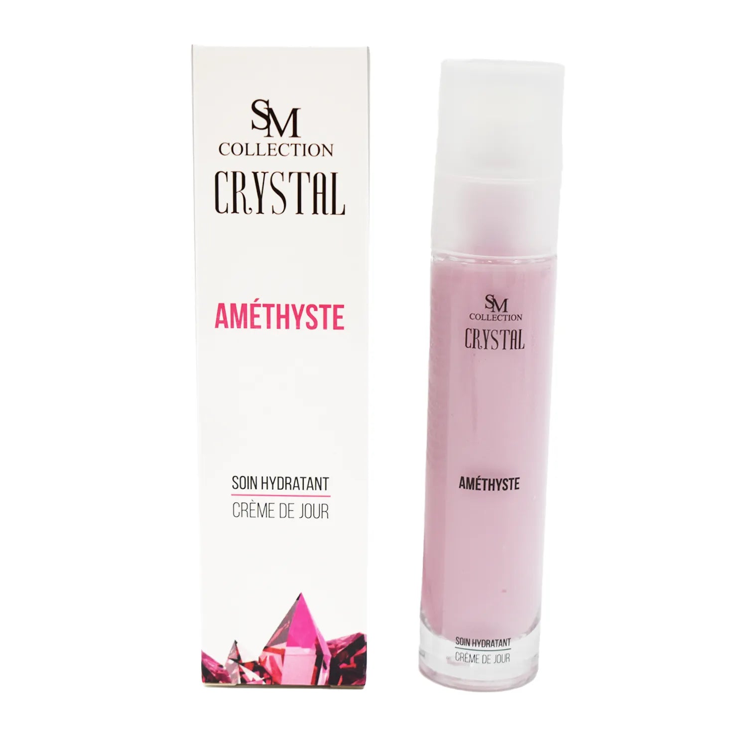 Crème jour peau sèche sensible améthyste rétinol hydratante naturelle 50ml