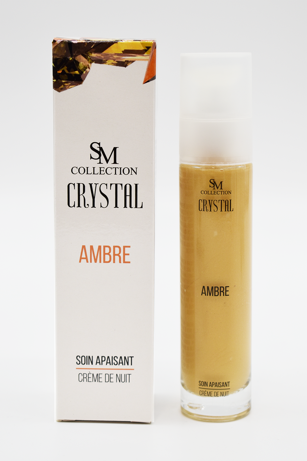 Crème de nuit à la poudre d'ambre 100% naturelle 50ml 100% naturelle