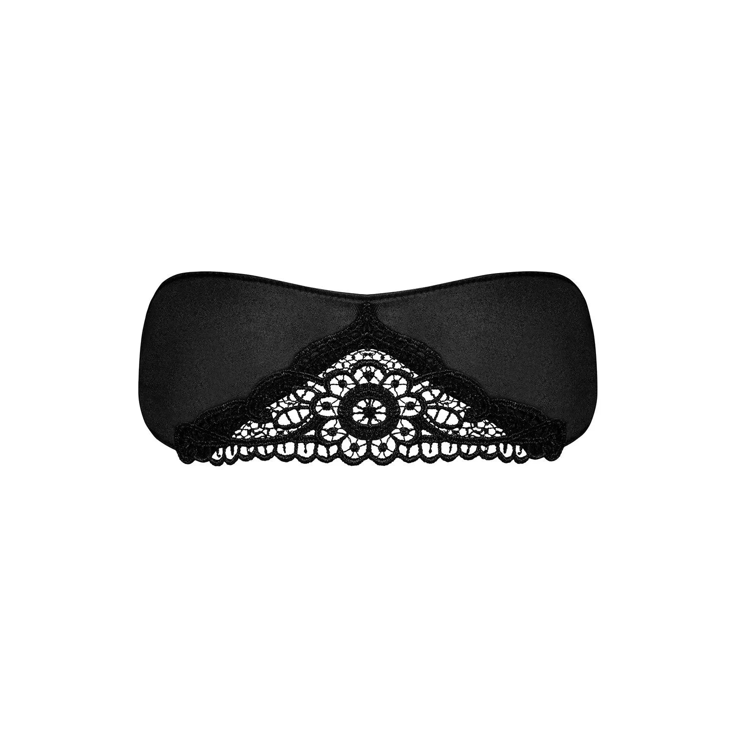 Satinia Masque en satin - Noir
