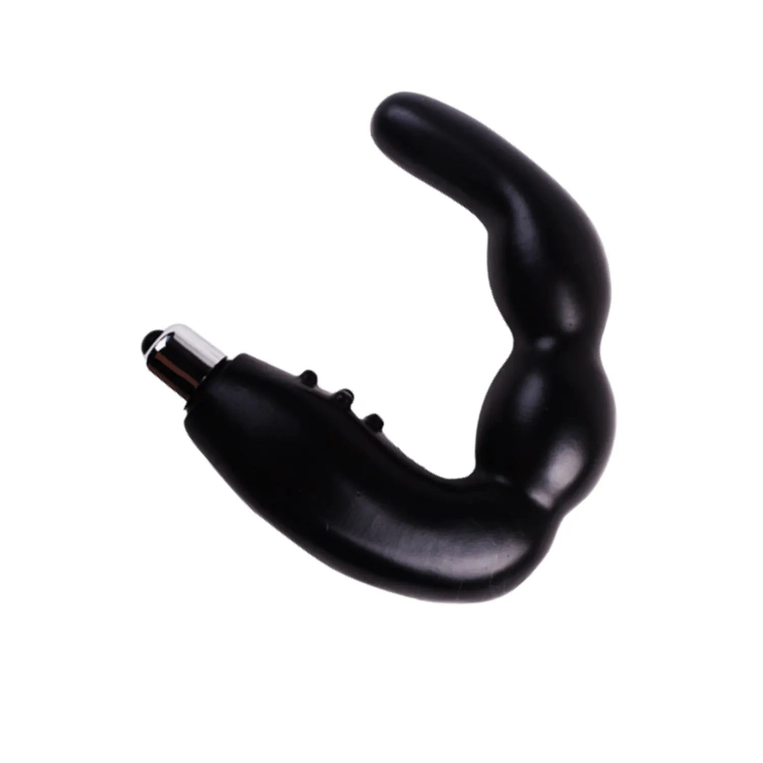 Stimulateur Prostate Vibrant Noir Anatomique C Double Stimulation Homme Curieux