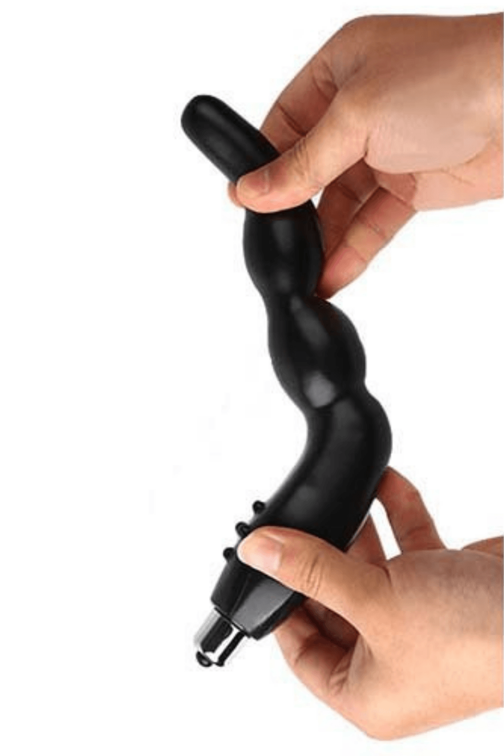 Stimulateur de Prostate Vibrant Noir + 1 dosette lubrifiant — Pocket Pleasure