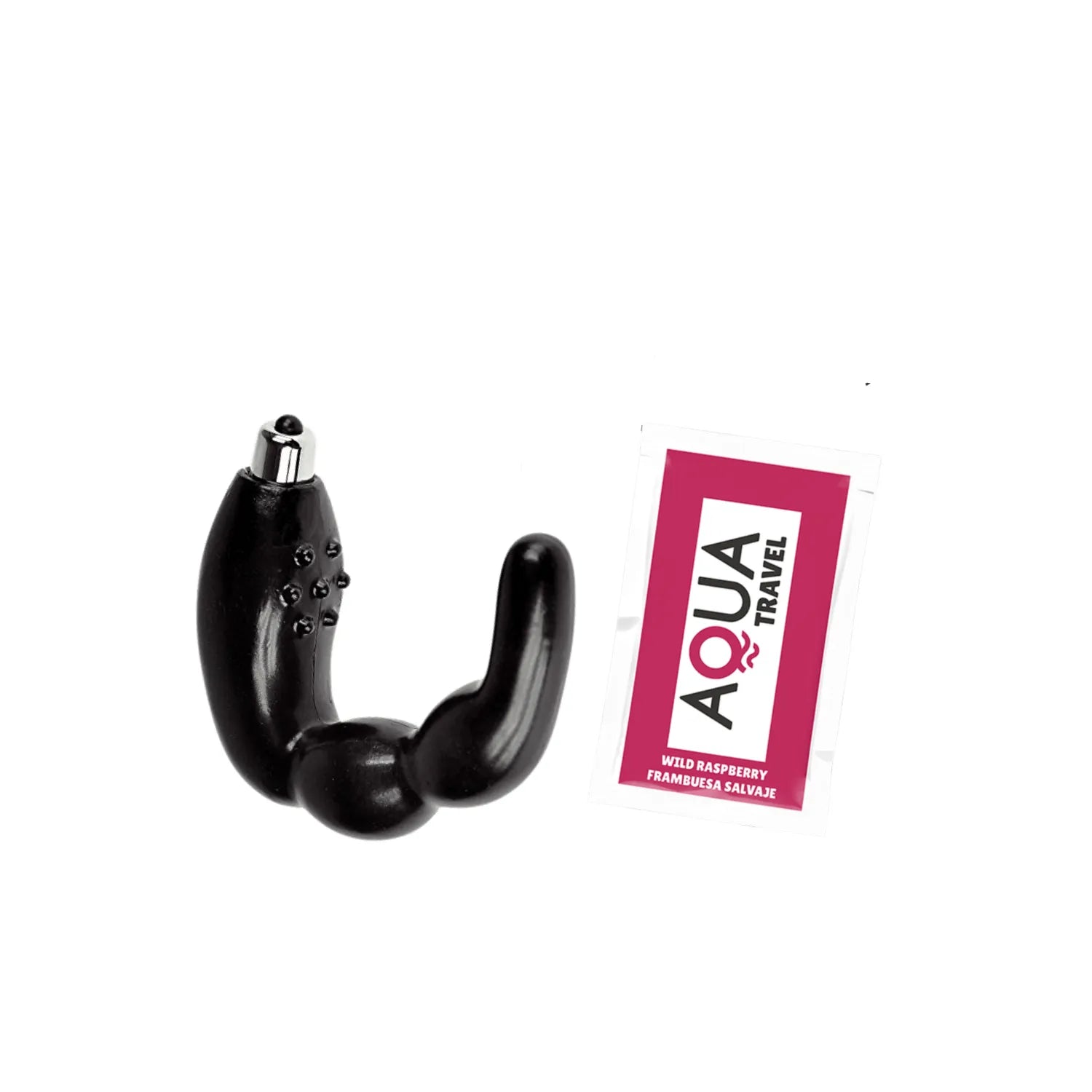 Stimulateur Prostate Vibrant Noir Anatomique C Double Stimulation Homme Curieux