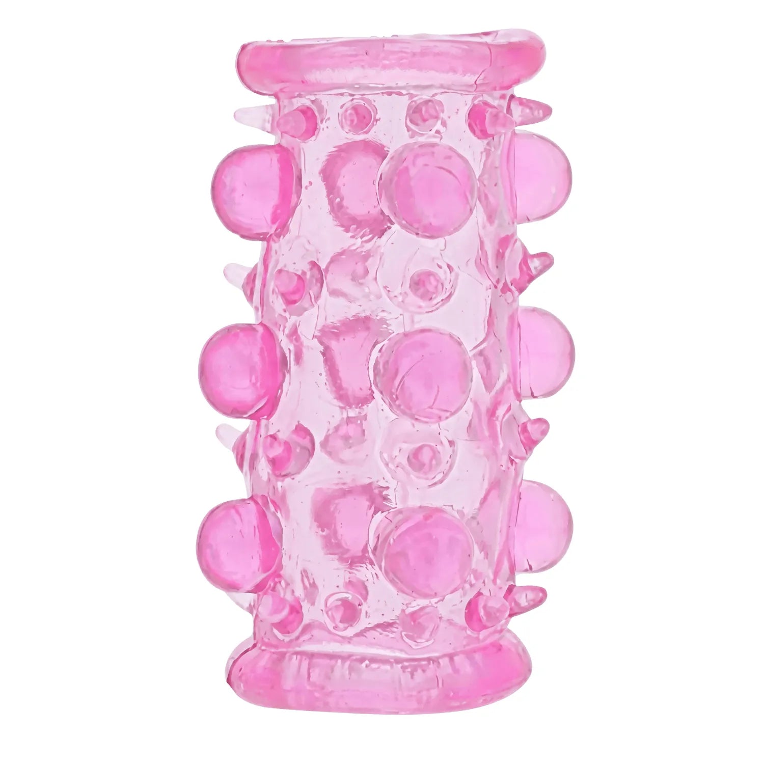 Gaine Pénienne Picots Rose Stimulation Intense Ultra Extensible Pocket Pleasure