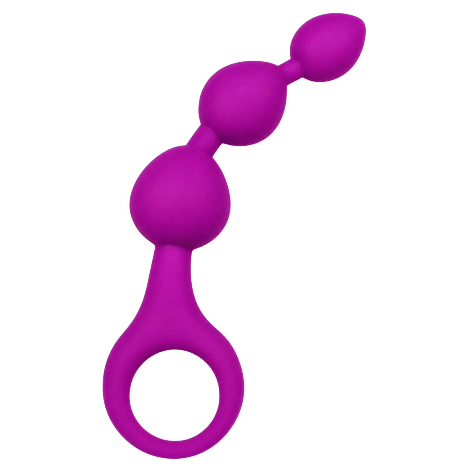 Chapelet Anal 3 Boules Fuchsia Silicone + 1 dosette de lubrifiant — Pocket Pleasure