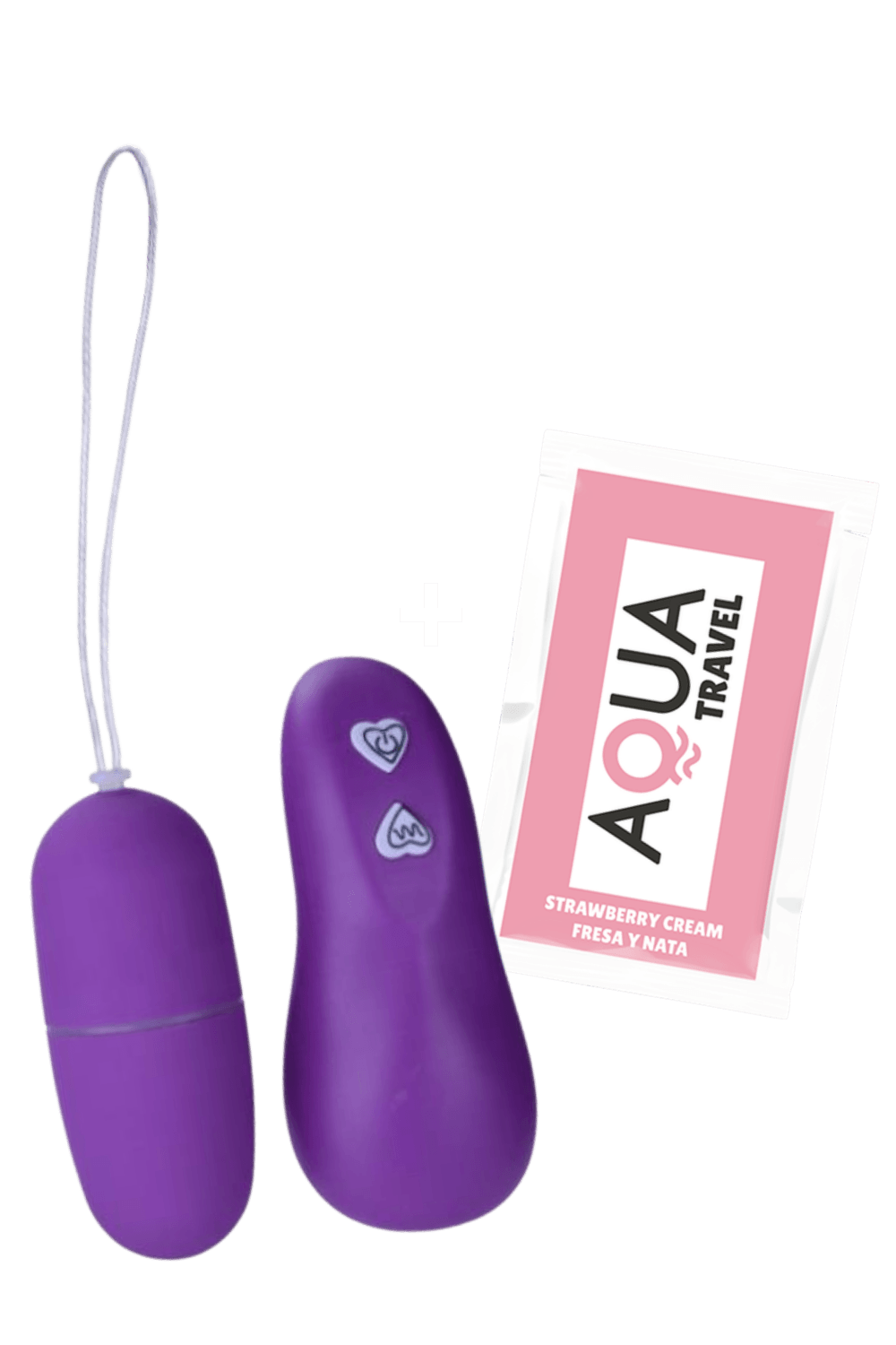 Œuf Vibrant Télécommandé 7 Vitesses Violet + 1 dosette de lubrifiant — Pocket Pleasure