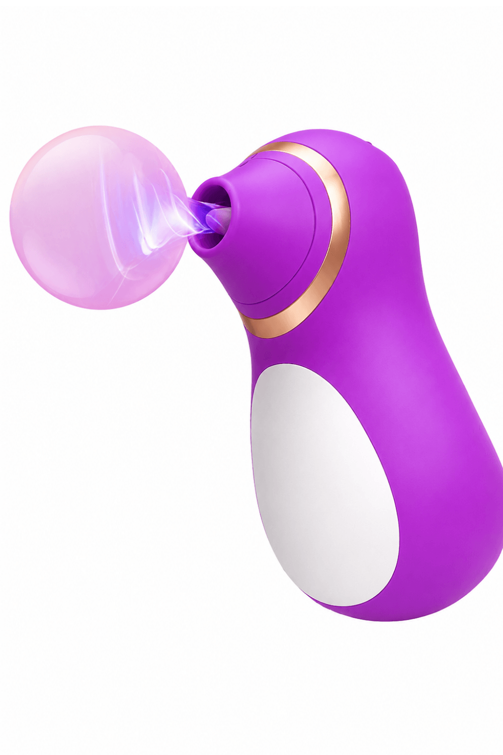 Stimulateur Clitoridien Pingouin à Langue Fuchsia + 1 dosette de lubrifiant — Pocket Pleasure