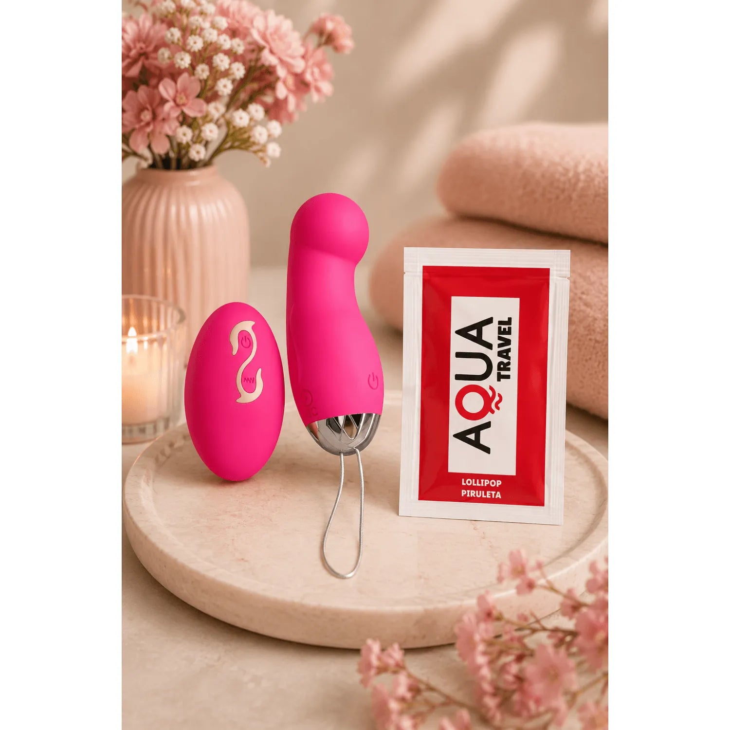 Œuf Vibrant Télécommandé Silicone Ergonomique Rose Rechargeable USB 10 Modes Plaisir Couple