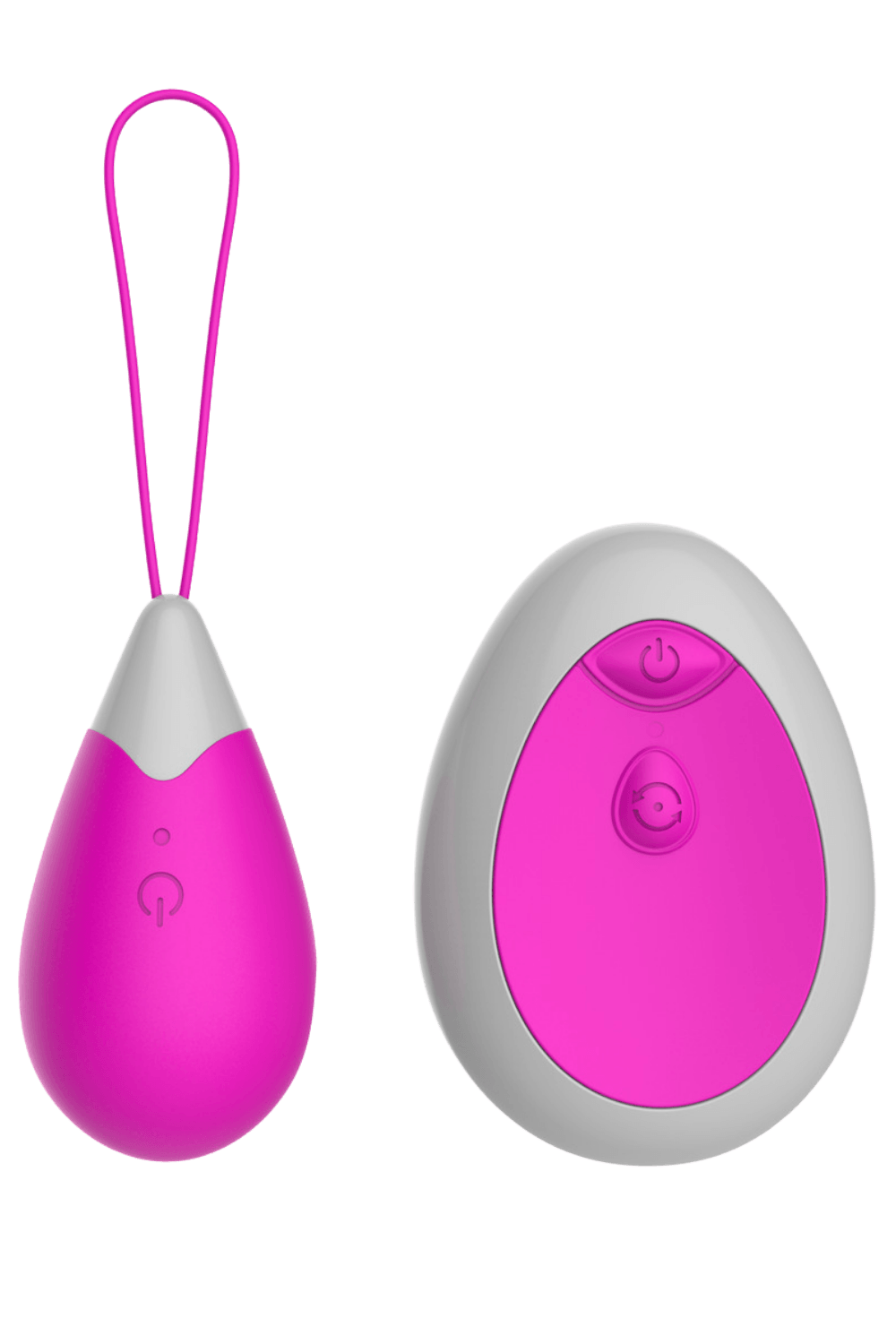 Œuf Vibrant Télécommandé 10 Modes Fuchsia + 1 dosette de lubrifiant — Pocket Pleasure