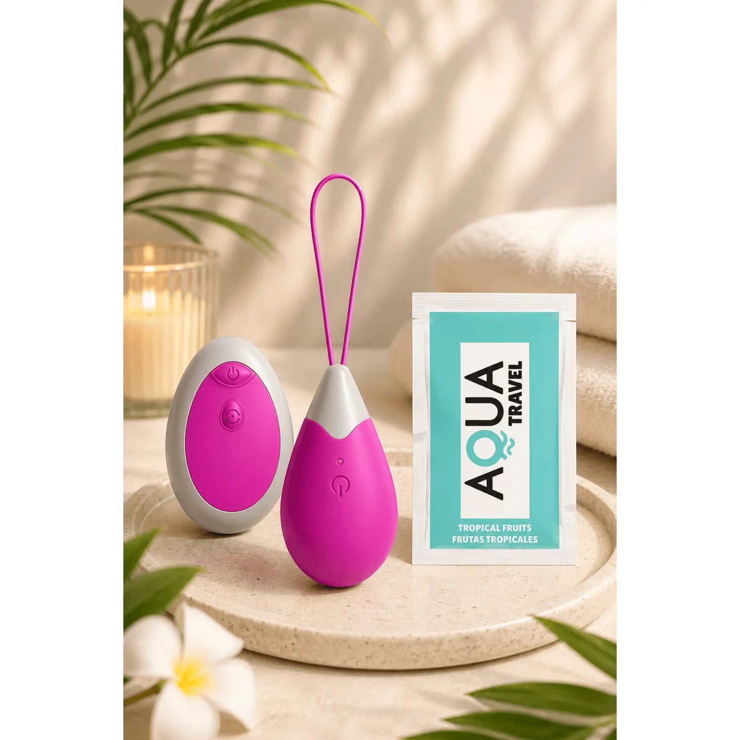 Œuf Vibrant Télécommandé Ergonomique Silicone Fuchsia 10 Modes Rechargeable USB