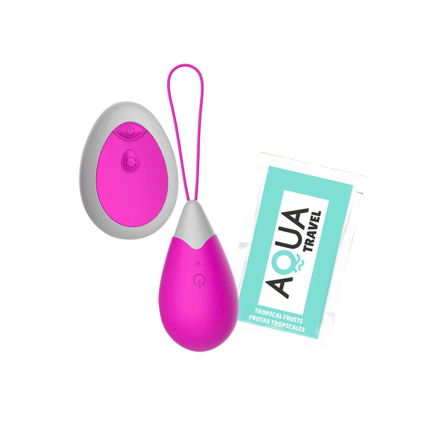 Œuf Vibrant Télécommandé Ergonomique Silicone Fuchsia 10 Modes Rechargeable USB