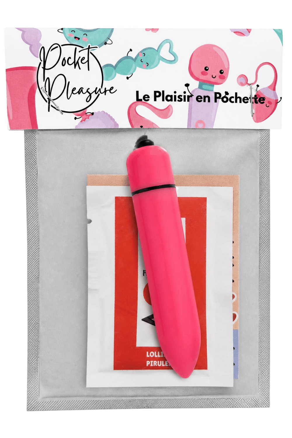 Mini Vibromasseur Bullet Rose 10 Vitesses + 1 dosette de lubrifiant — Pocket Pleasure